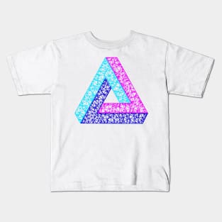 Penrose Triangle Kids T-Shirt